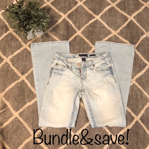 Aeropostale Denim - NEW Aeropostale flare distressed denim jeans sz 0